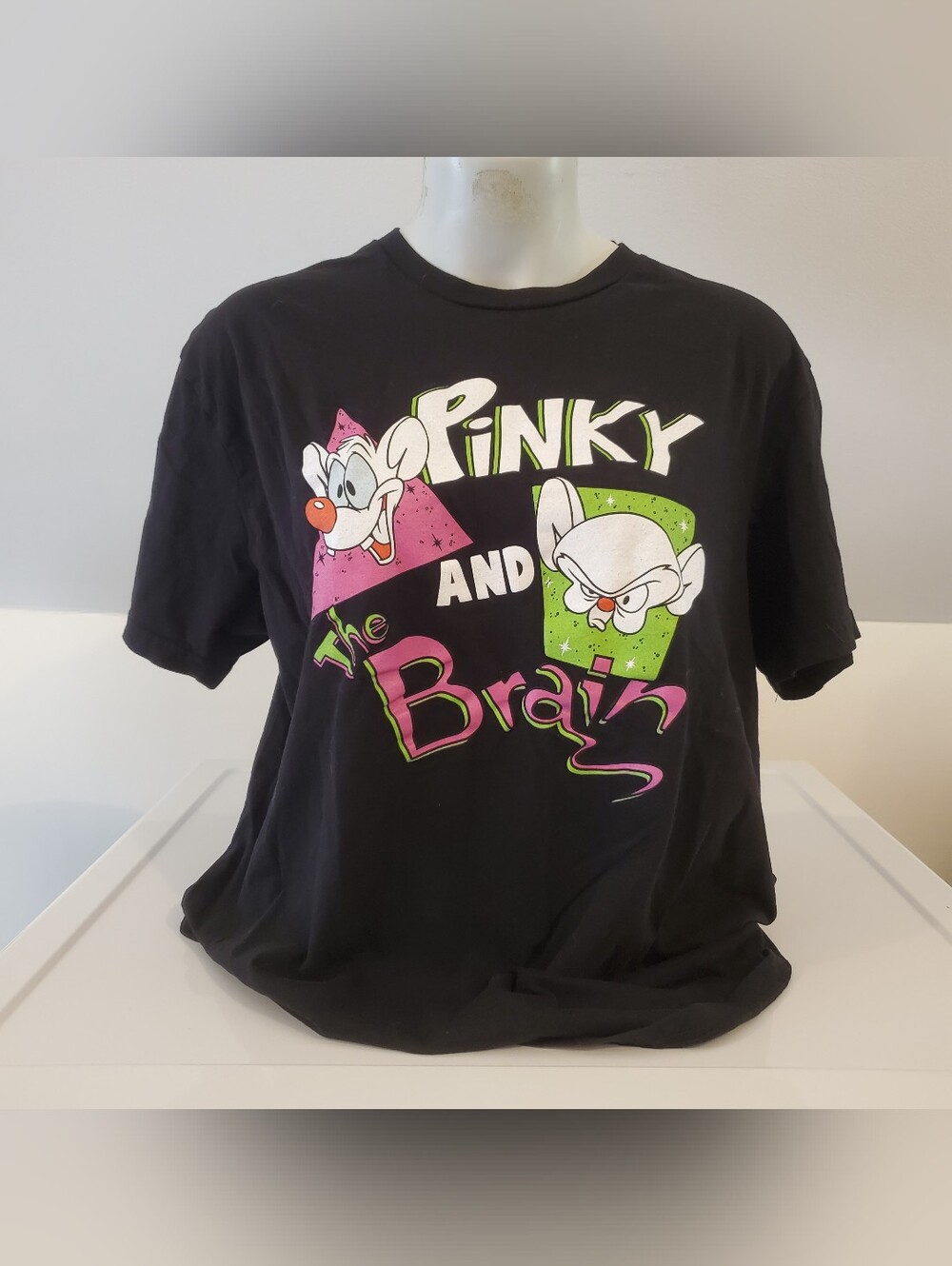 Pinky and The Brain Y2K Large Shirt